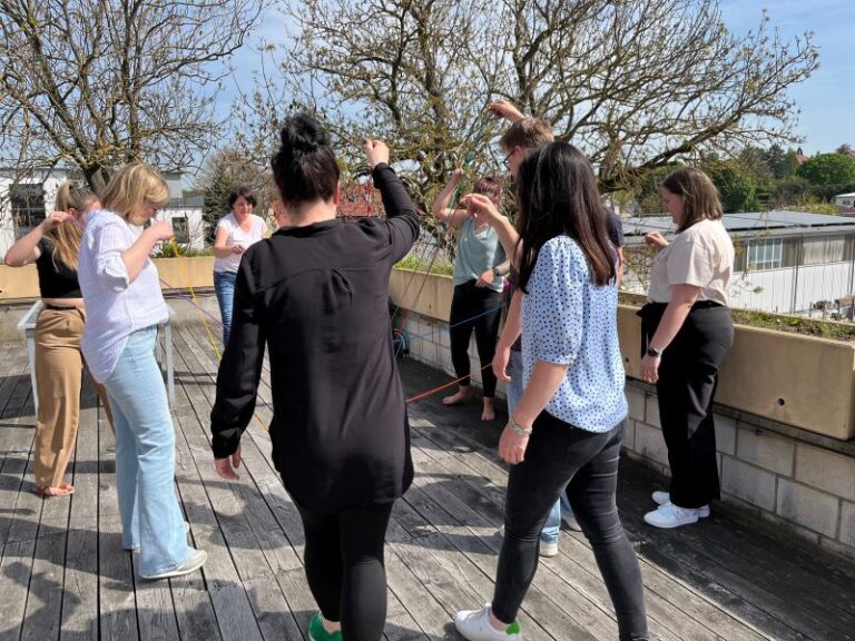 Teamspiel von Maria Lahmann Kommunikationsberatung im Rahmen eines Teamstrainings