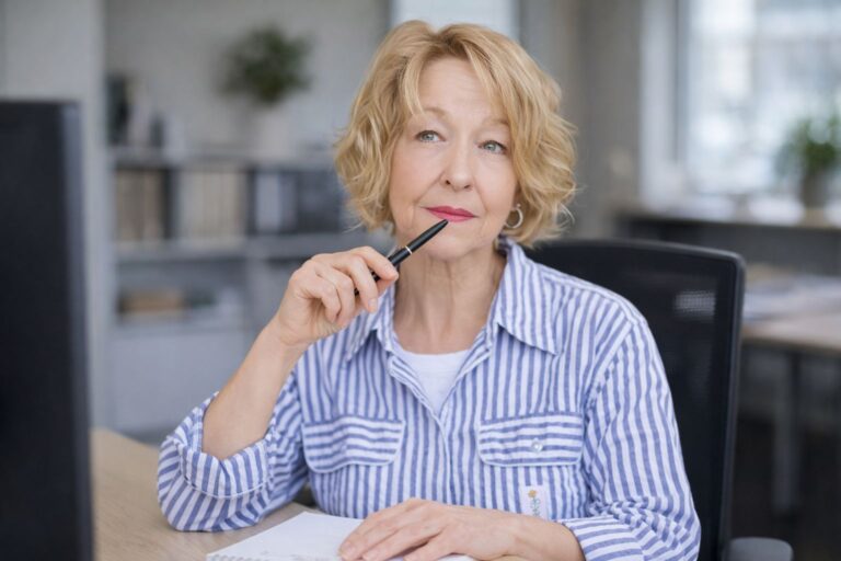 Maria Lahmann Systemische Coach nachdenkend